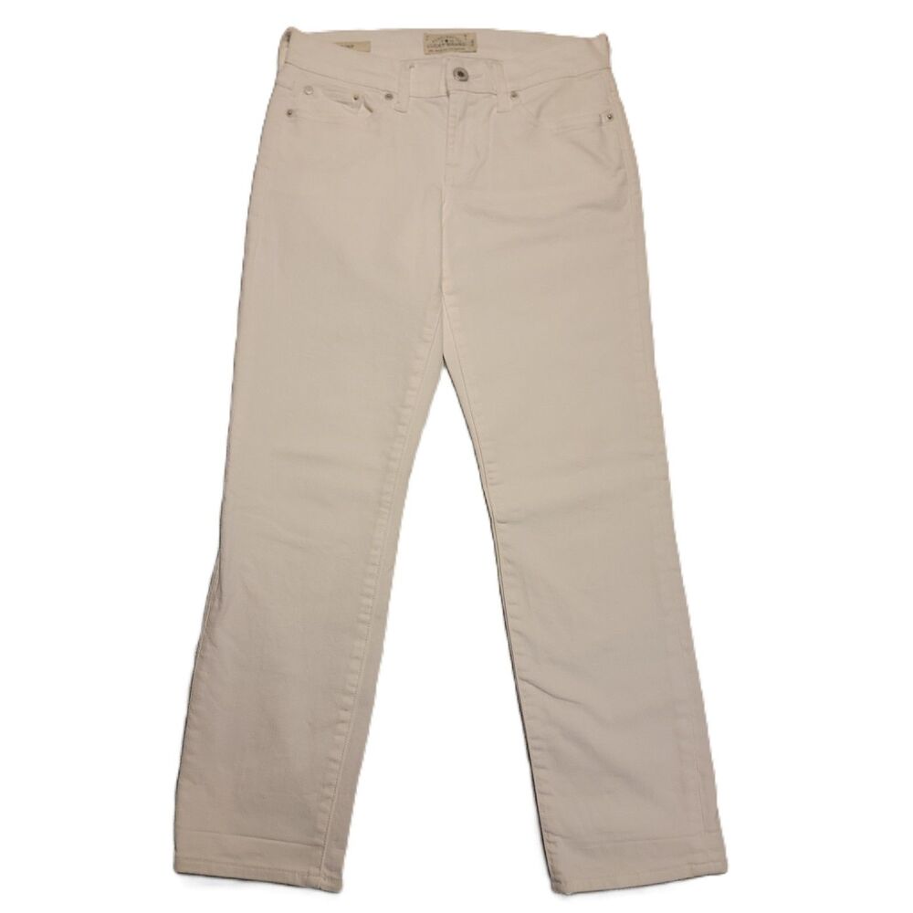 Lucky Brand Sweet Crop Jeans Womens 0/25 White Denim Pants